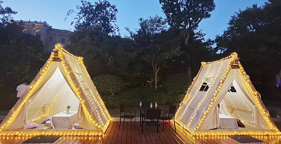 网红帐篷呈现记